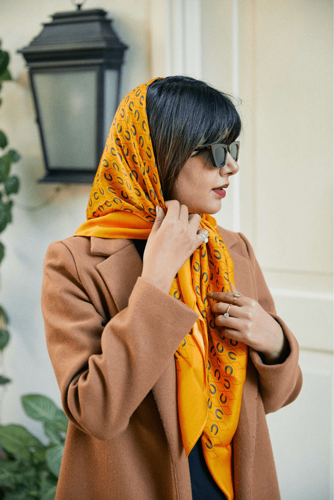 Ways to style scarf